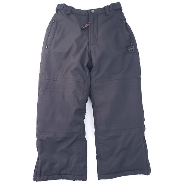 Kids Snow Pants Skiing Winter Protection Systems 4 Boys Girls Black Outdoor Pant - Picture 1 of 5